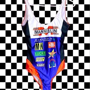 Race Car Body Suit/ Swimsuit